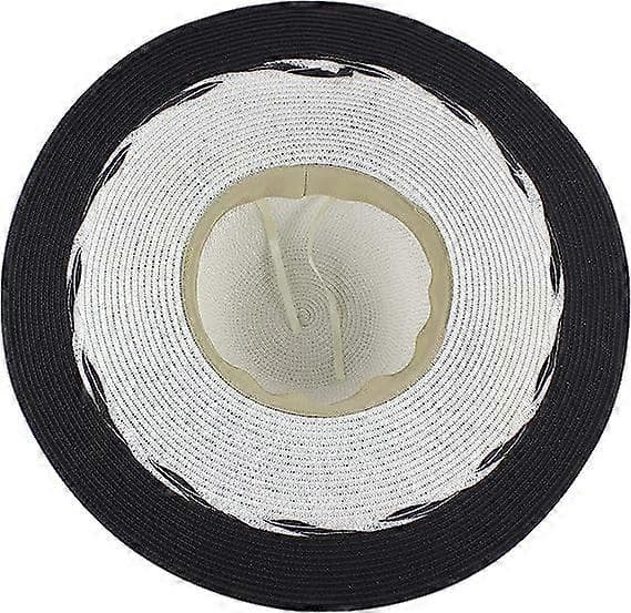 Solhat til kvinder, bred skygge, UV-beskyttelse, sommerhat, sammenfoldelig, rulle op, floppy strandhat til kvinder