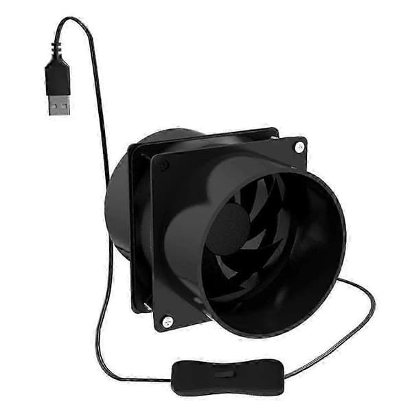 Røgudsugningsmaskine Husholdningslille udsugningsventilator Emhætte Indendørs enhed Udsugningsventilator Ventilator Black