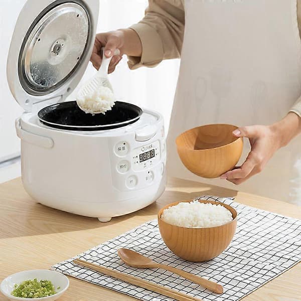Non Stick Multifunktionell Ris Skopa Fristående Ris Sked Paddel, Professionell Ris Potatis Serveringsspatel (1-pack, vit)