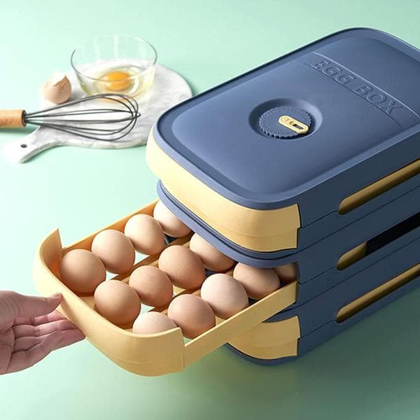 Eggbeholder med forseglet friskhetsteknologi, PP-materiale for uovertruffen holdbarhet
