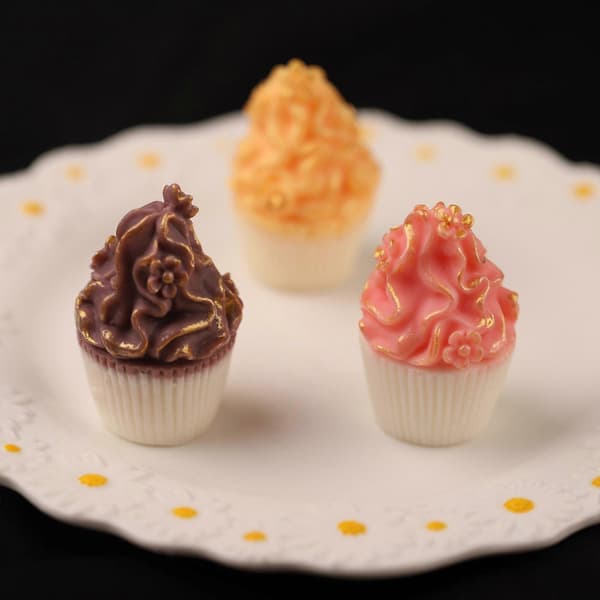 Cupcake-form silikonform prosjekter som lager tilbehør Husholdningsmoussekake