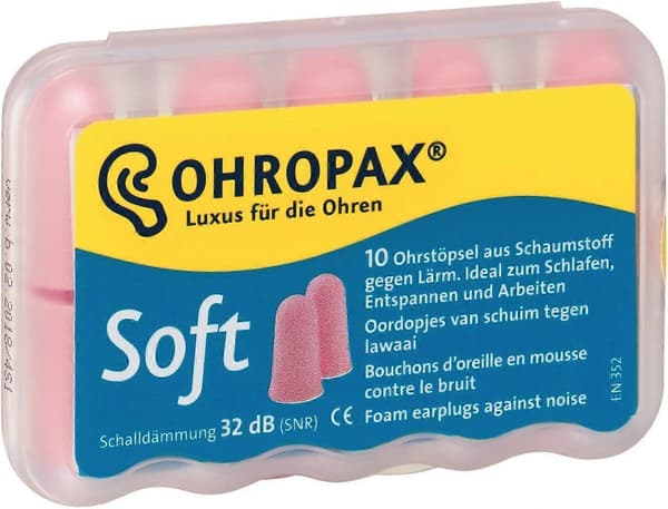 Bløde skumørepropper (10 ørepropper)