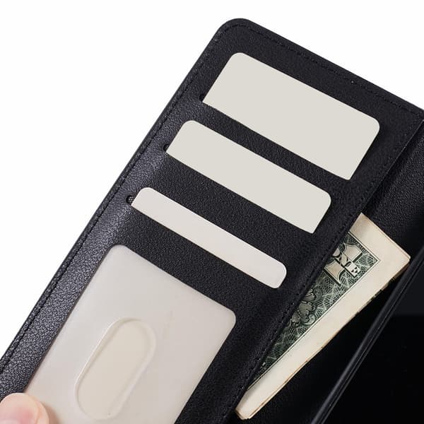 iPhone 13 - 2i1 Læder Magnet Etui / Cover - Sort 85