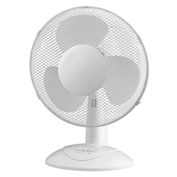 Table Fan 30 cm - White
