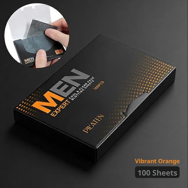 Men Expert Blotting Sheets - 0,01 mm ultratynne og absorberer kun olje bule 100pcs