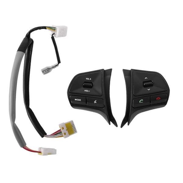Bil multifunksjons rattknapp for lyd- og Bluetooth-kontroll med lys for K2 ny 2011- (haoyi)