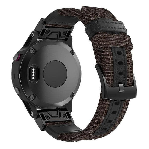 Kellon ranneke Garmin Fenix5 Plus -kellolle Brown