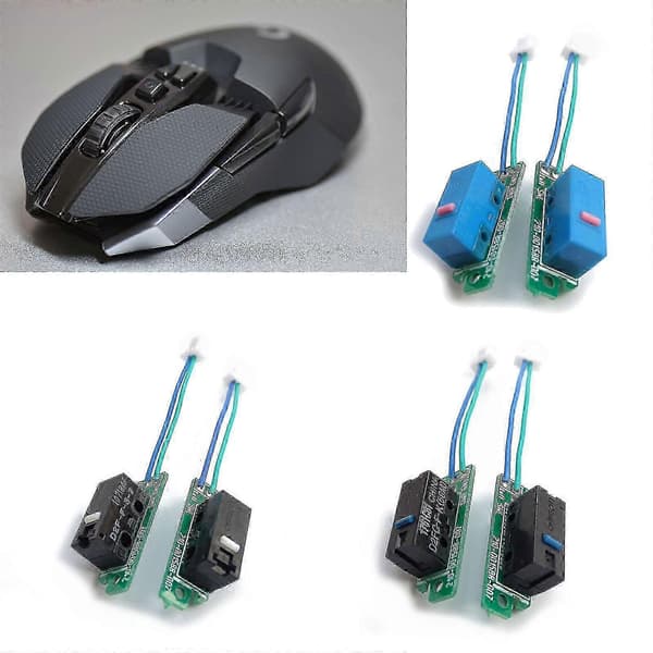 Erstatningsbryterknappkort for Logitech G903 G900 musereparasjon 2 stk C