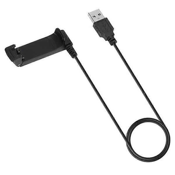 Opladerkabel til Garmin Fenix Fenix 2 D2 Bravo Quatix Tactix Smartwatch Datakabel med USB-interface Svart