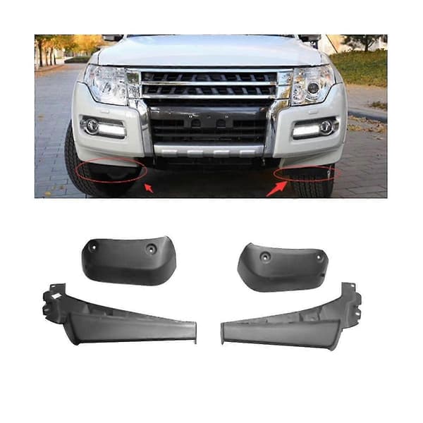 Bilskärm för Montero V93w V97w Klaff Stänkskärm 6400a589 6400a590 7654a005 Fram Höger Black