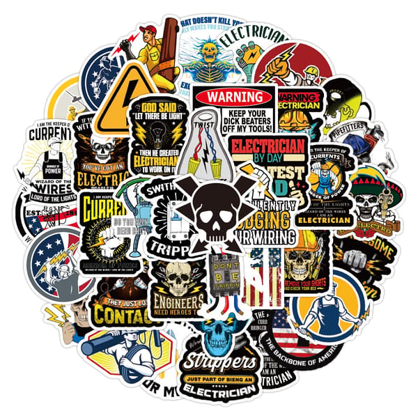 52 kpl tarroja - Happy Graffiti Stickers