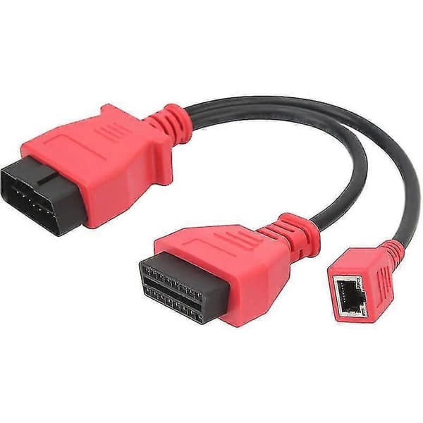 Programmeringskabelkontakt Obd2 Ethernet-kabeladapter för Autel Ms908 Pro Ms908s Pro Maxisys Elite Im608 för F-chassi