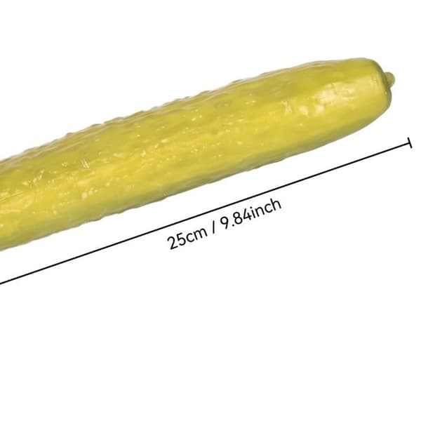 Simulation Cucumber Squishy Stress Relief Toy Realistic Squeeze Fidget Prop Toy A