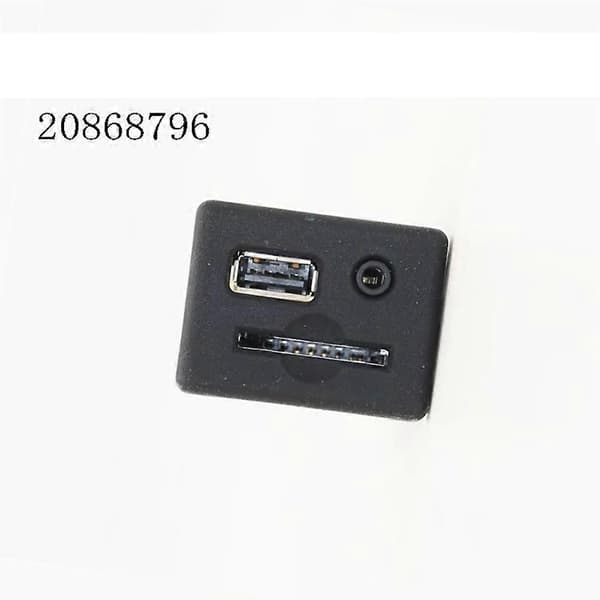 Bil AUX USB Interface Modul USB Tilslutningsinterface til Vauxhall Insignia & Zafira C 20868796 Black