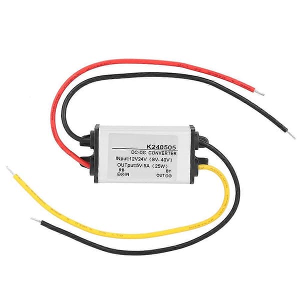 DC-DC 12V/24V till 5V 5A Buck Converter Step Down Strömförsörjningsmodul