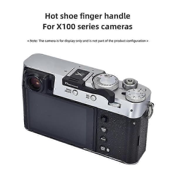 Kameratommelfingergreb med blitzskodæksel til Fujifilm X100-seriens modeller
