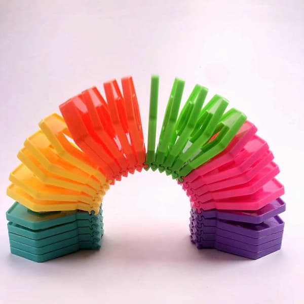 Finger Sensoriske Leker Plast Flerfarget Fidget- og Sensoriske Leker for Barn