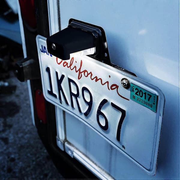 Nem installation LED nummerpladelys til UTV ATV lastbil trailer svart