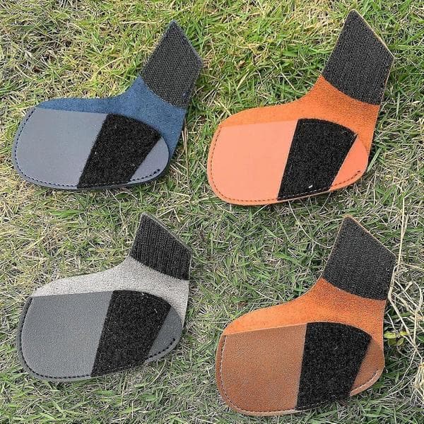 4-pack PU-läder golfklubbskydd med precisionsriktningsplatta och elegant fyrfärgsdesign