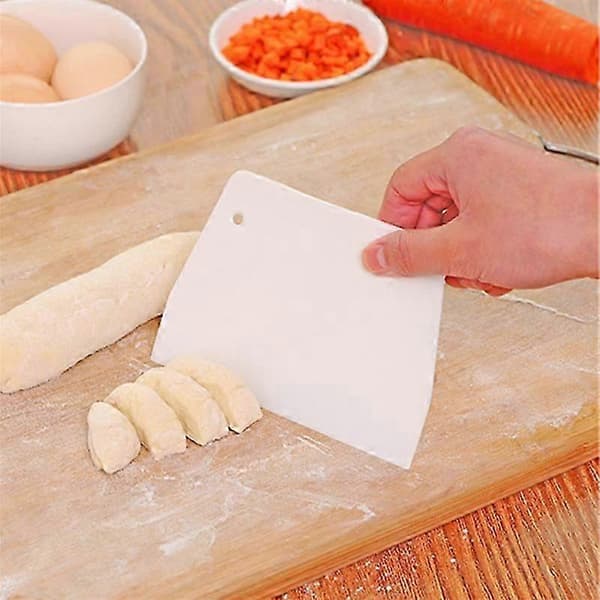 15 cm trapesformet plastskrape, trompetkakeskrape for sjokolade