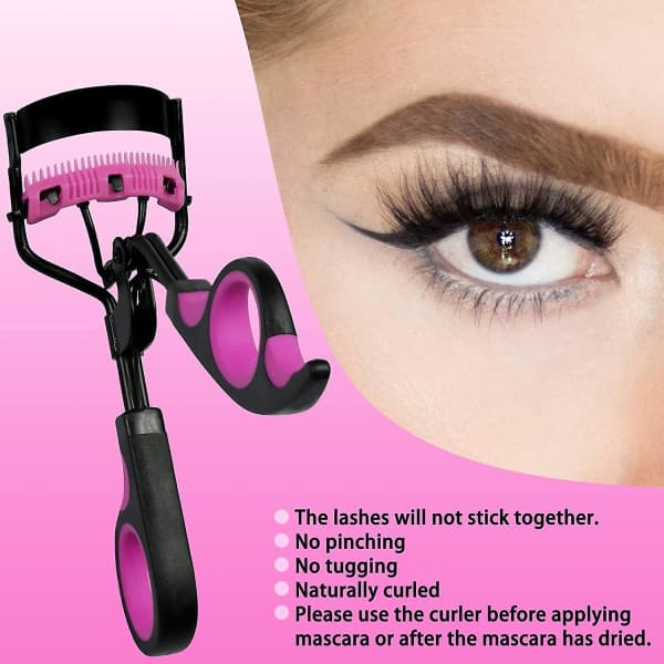 Ripsien taivutin kammalla