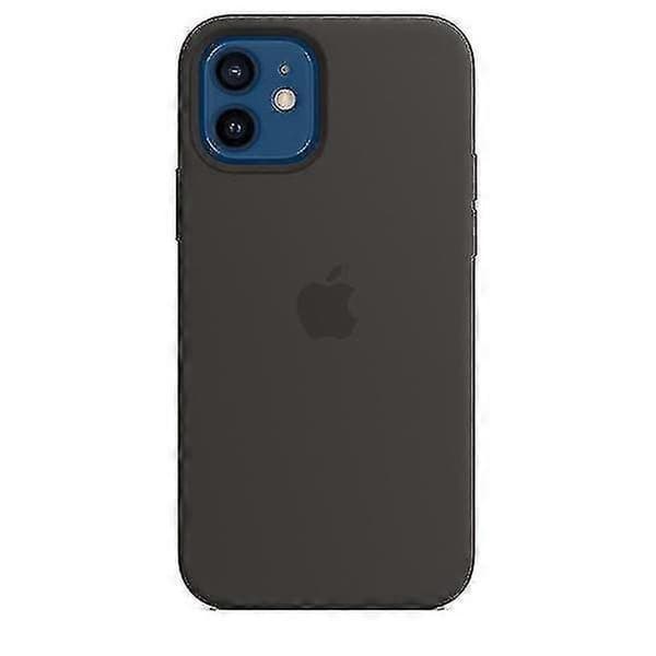 Silikonecover til iPhone 12 og 12 Pro Sort Black 12 Pro MAX