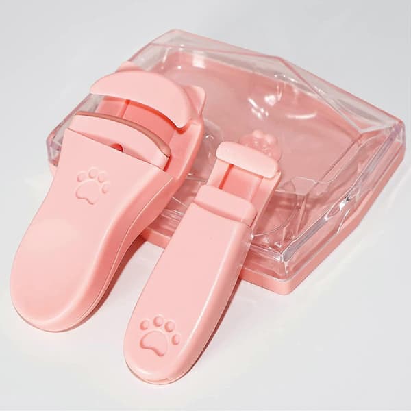 Mini øyenvippebøyer, 2 stk katteklo (rosa)