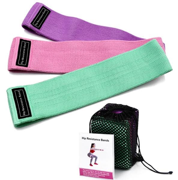 Hip Trainer -vastuskuminauhat, treenikuminauhat, 3 kpl