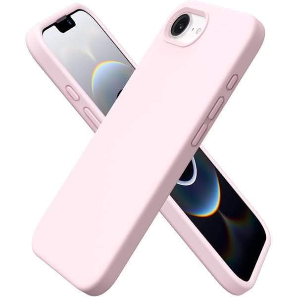 3-lags flydende silikonecover til iPhone 16e 6,1\" (2025) - Pink