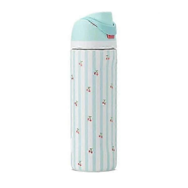 til Owala FreeSip Isoleret Vandflaske i Rustfrit Stål, 24/32oz, Cherrys, NY