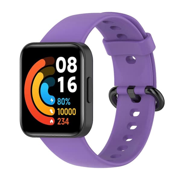 Silikonrem til Xiaomi Redmi Watch 2 Light Purple