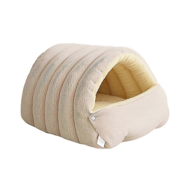 andningsbar kattsäng mysig vinter liten medium Beige M