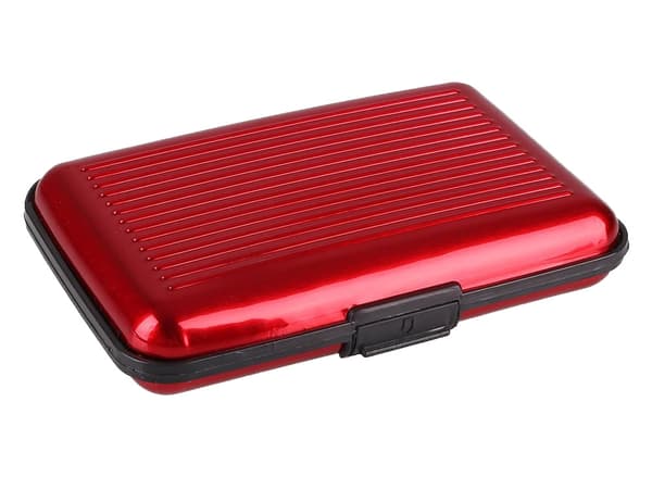 Lompakko / Korttikotelo - RFID-suojaus RED rode