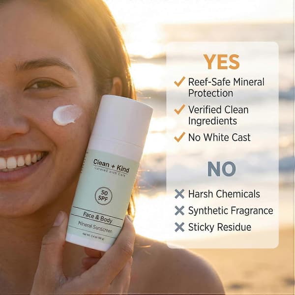 Talg Solkrem SPF50+ Vanntett Høy Beskyttelse Ansiktskrem 96g