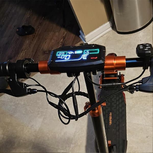 Elektrisk løbehjul display tilbehør til M4Pro S+ E-løbehjul 48V meter instrument reservedele Black