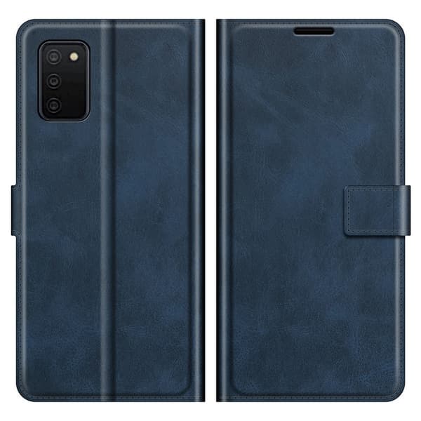 Samsung Galaxy A03s Kotelo Nahka Sininen 65