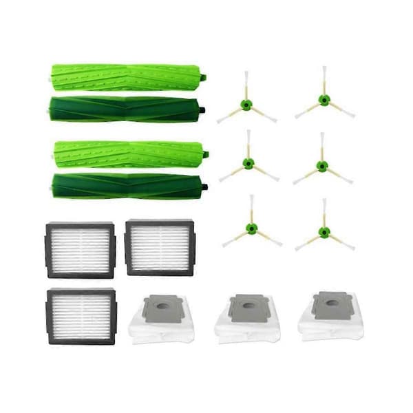 Til I7 I7+ E5 E6 Robotstøvsuger Tilbehør Reservedele Rullebørste Hepa Filter Støvpose Sid Photo color