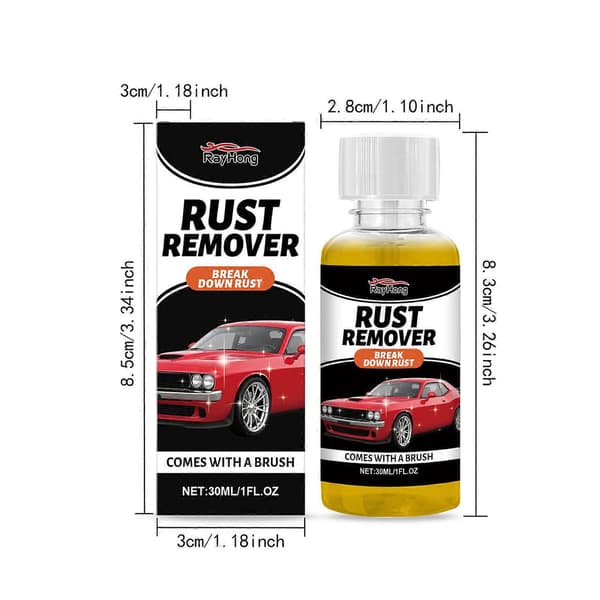 Rustfjerner til rustent metal Nem spray-on, ingen skrubning nødvendig. Vedligeholdelse af garageværksted 1