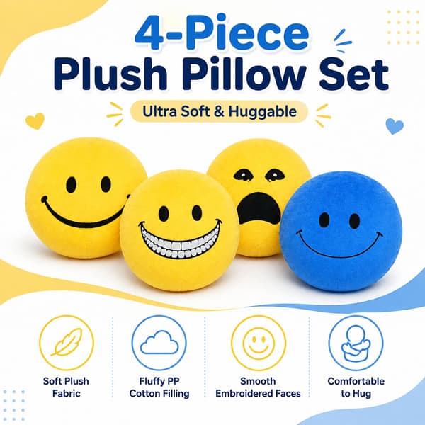 Verity Plush, 9,8\" kusligt leende skräck-samlarobjekt, 14+ år 4-pc Set