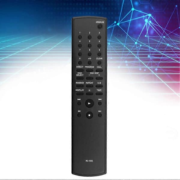 RC-1033 erstatningsfjernkontroll for Denon AV-mottaker effektforsterkerkontroller Black