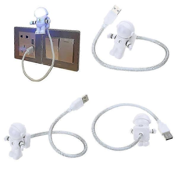 Bedårende Plug-in USB-lampe Bærbar Fleksibel LED-lys til læsning, studie, arbejde