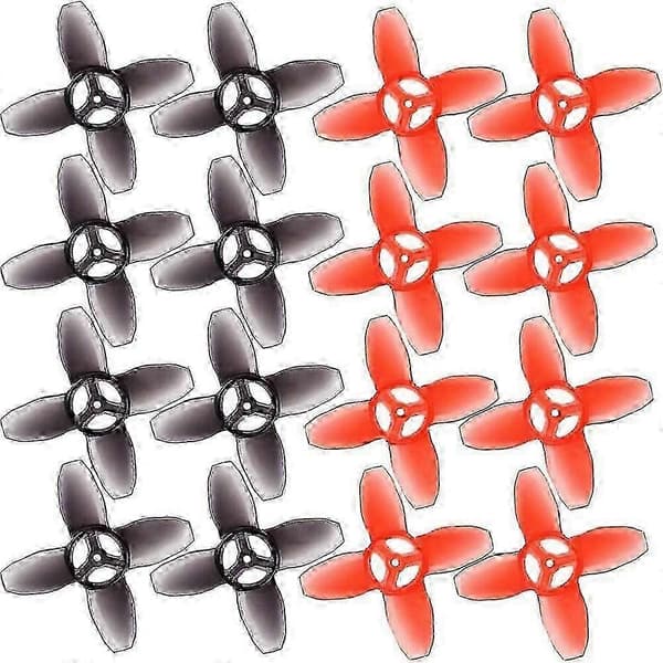 16 stk for EMAX Avan Tinyhawk TH Propell 40mm 4-blad 1,5mm hull plast 29