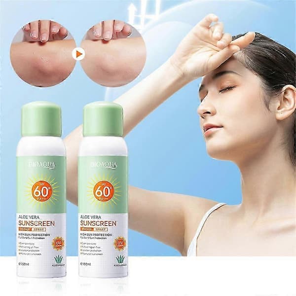BIOAOUA Aloe Solcreme Reparationsspray Solcreme Isolation Forfriskende Solcreme