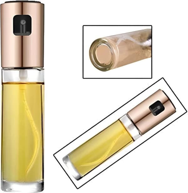 Glaskaraffel til olie og eddike – 100 ml Rose Gold