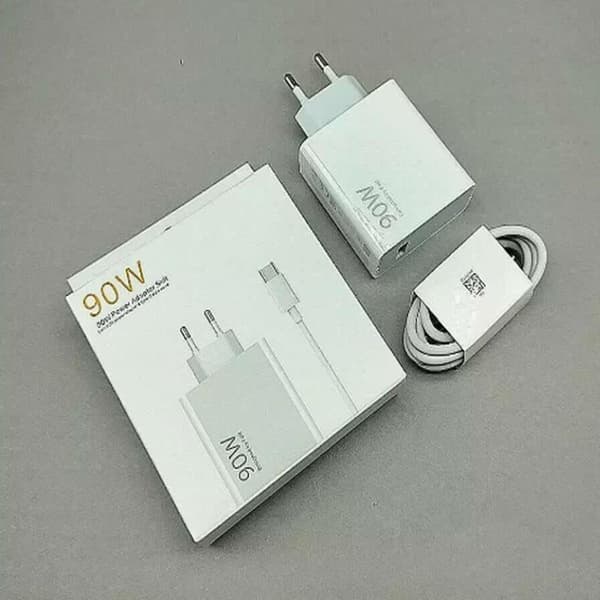 TIL Xiaomi Kompatibel 90W HyperCharge Combo, Type-A EU-stik Hurtigoplader (1M) 90W