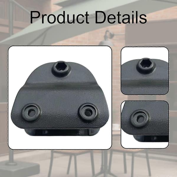 Terrasseparaply Stor Brakett Kraftig Parasollholder Solid Utendørs Parasoll