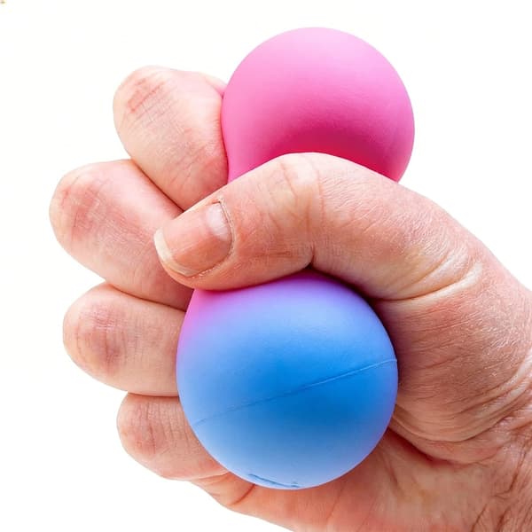 Farveskiftende Sensorisk Squishy Fidget-legetøj Pink NeeDoh Dippin Dazzler 1 stk Rose red