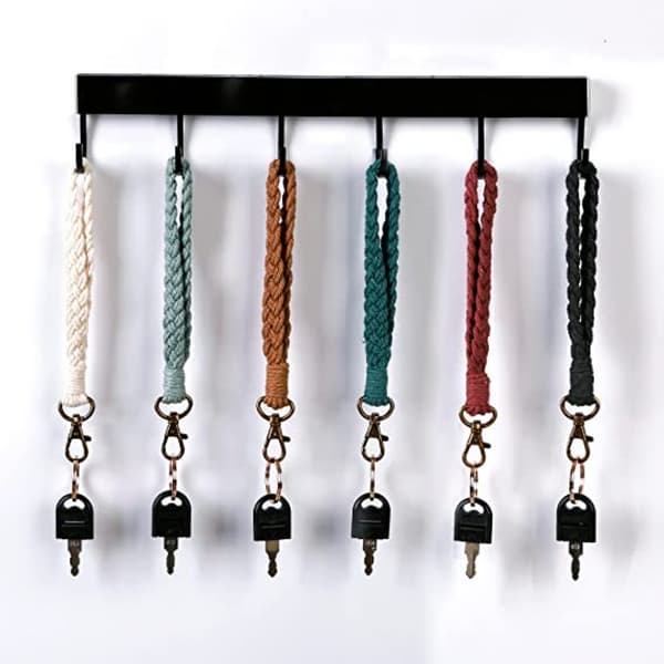 Nøglering håndledsrem Nøglering Boho håndledsrem til kvinder Nøglerem Nøglering Armbånd Nøglering Kvinders gaver