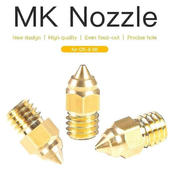 5 stk. Cr-6 Se 0,4 mm dyse Hotend dyser 3D-printerdele