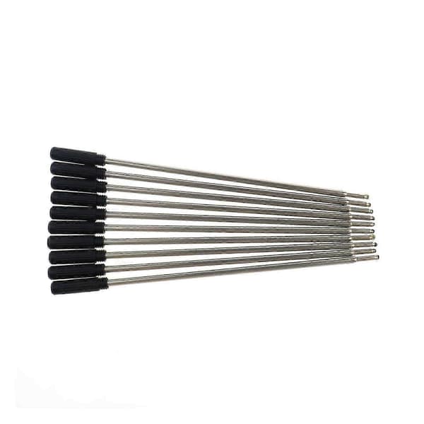 Blækpenne Refills Sorte Kuglepenne, 10-pak 11,6 cm Sorte Kuglepenne Refills, Kuglepen Sorte Blækpenne Refills, Medium Spids Pen Refills